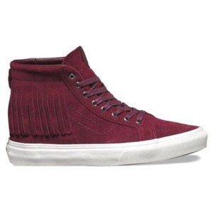 VANS Sk8 Hi Moc (Suede) Port Royale Burgundy